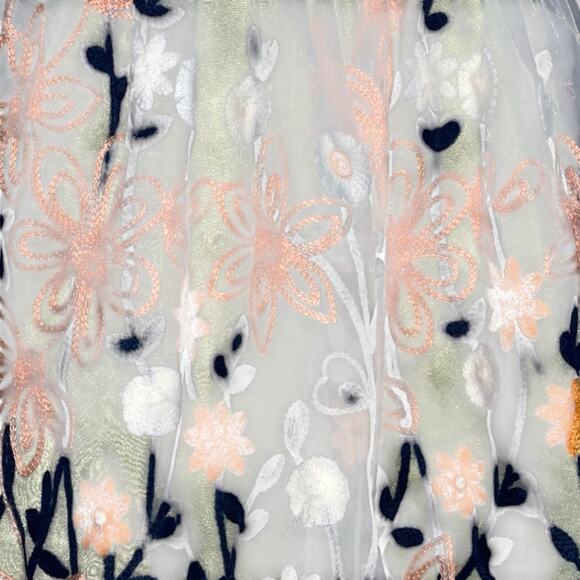 Taty by Tatyana Girl S (2/3) Dress Embroidered Floral Formal Special Occasion - Picture 4 of 8